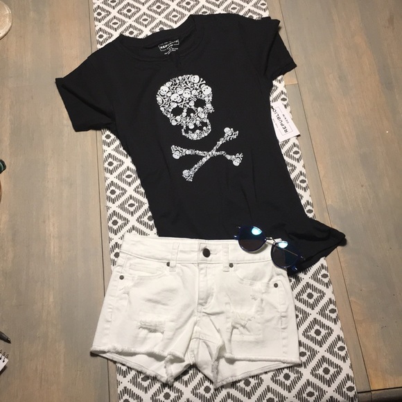 For the Republic Denim Tops - 💀 Republic Denim Skull Tee - NWT - size S 💀